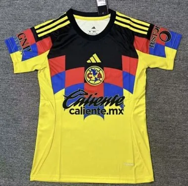 25-26 Club America Women#039;s Home Kit Cheap Football Jersey Wholesale Yupoo