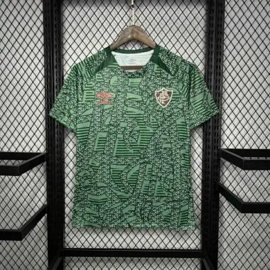 24-25 Fluminense Training Green Kit Soccer Uniform