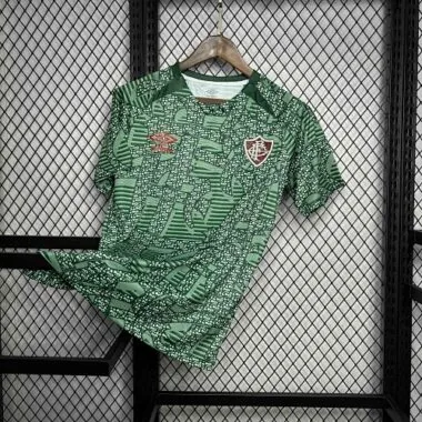 24-25 Fluminense Training Green Kit Soccer Uniform