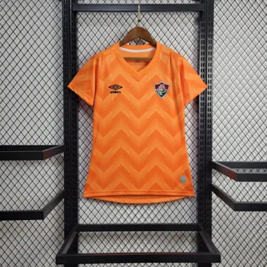 24-25 Fluminense Training Women Kit Orange Lady Shirt