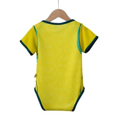 Camiseta de fútbol de Brasil para la Copa del Mundo 2026, modelo local para bebés, a buen precio, venta al por mayor en Yupoo