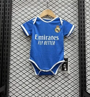 25-26 Real Madrid Third Away Baby Uniform Cheap Football Jersey Wholesale Yupoo
