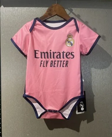 25-26 Real Madrid Pink Baby Uniform Cheap Football Jersey Wholesale Yupoo