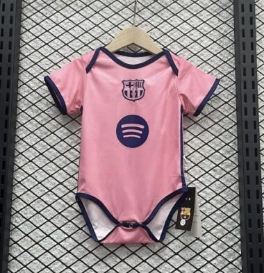 25-26 Barcelona Pink Baby Uniform Cheap Football Jersey Wholesale Yupoo