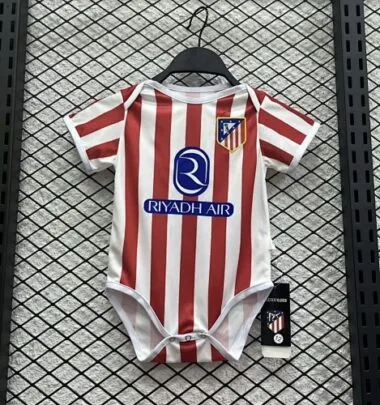 25-26 Atletico Madrid Home Baby Uniform Cheap Football Jersey Wholesale Yupoo