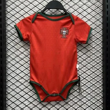 2025 Portugal Home Baby Uniform Cheap Football Jersey Wholesale Yupoo