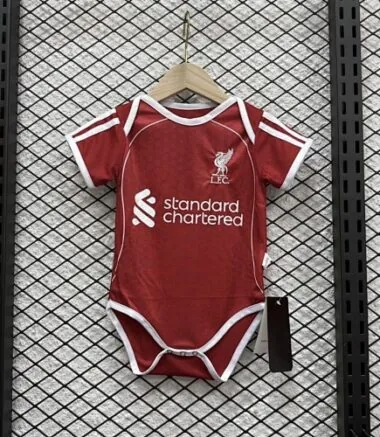 25-26 Liverpool Home Baby Uniform Cheap Football Jersey Wholesale Yupoo
