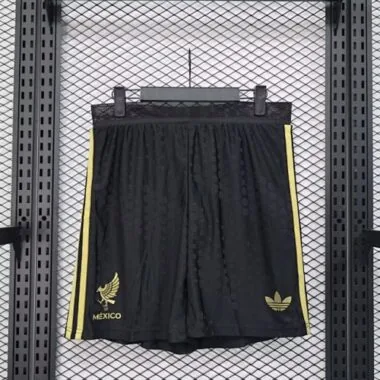25-26 Players Mexico Black Special Shorts S-3XL Cheap Football Jersey Wholesale Yupoo