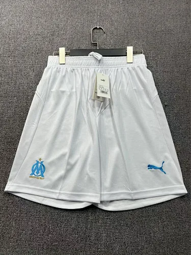 25-26 Marseille Home Shorts Cheap Football Jersey Wholesale Yupoo