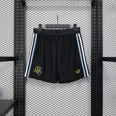 25-26 Player Argentina Black Shorts S-3XL Cheap Football Jersey Wholesale Yupoo