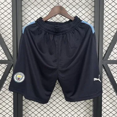 25-26 Shorts Manchester City Black S-XXL Soccer Jersey