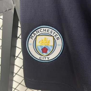 25-26 Shorts Manchester City Black S-XXL Soccer Jersey