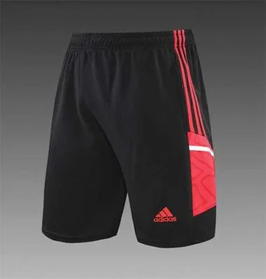 22-23 Bayern Munich training suit short sleeve kit red black