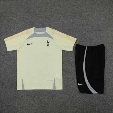 22-23 Tottenham Hotspur training suit short sleeve kit Beige