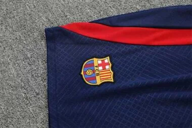 2022/23 Barcelona training suit short sleeve kit blue 3