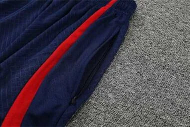 2022/23 Barcelona training suit short sleeve kit blue 3