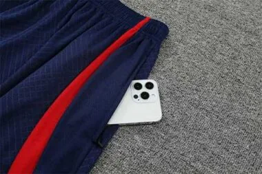 2022/23 Barcelona training suit short sleeve kit blue 3