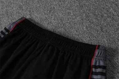 22-23 AC Milan Training Suit Short Sleeve Kit Grey