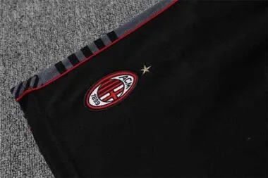 22-23 AC Milan Training Suit Short Sleeve Kit Grey