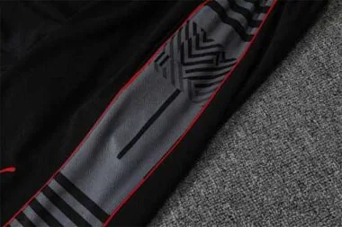 22-23 AC Milan Training Suit Short Sleeve Kit Grey