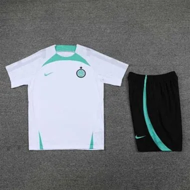 22-23 Inter Milan Training Wear Short Sleeve Kit White