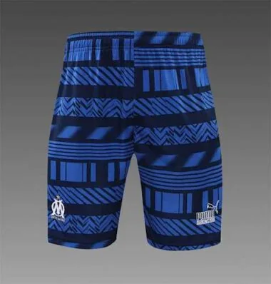 2022/23 Marseille training suit short sleeve kit white blue