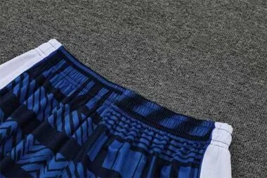 2022/23 Marseille training suit short sleeve kit white blue