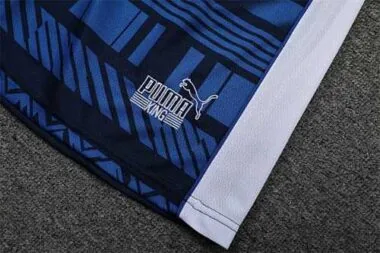 2022/23 Marseille training suit short sleeve kit white blue