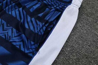 2022/23 Marseille training suit short sleeve kit white blue