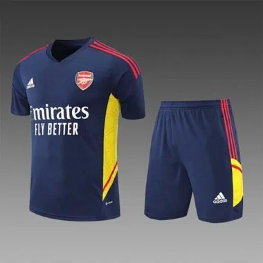 22-23 Arsenal Training Suit Short Sleeve Kit Royal Blue