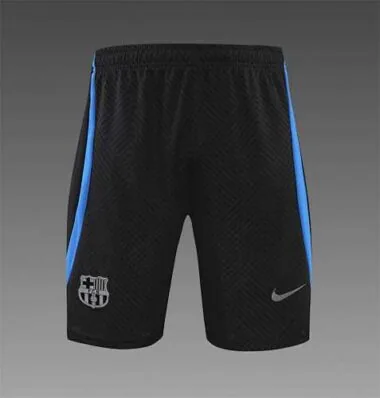 22-23 Barcelona Training Suit Short Sleeve Kit Black Grey