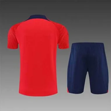 22-23 Atletico Madrid training suit short sleeve kit red