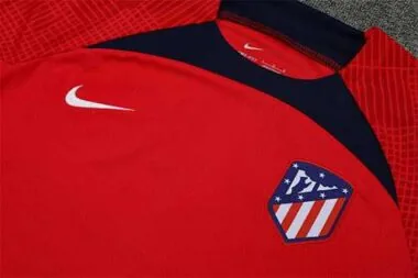 22-23 Atletico Madrid training suit short sleeve kit red