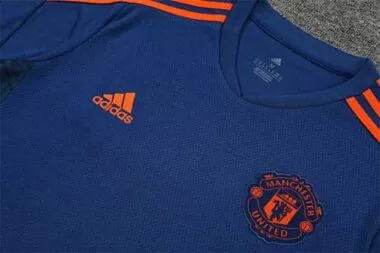 2022/23 Manchester United Training Suit Short Sleeve Kit Blue