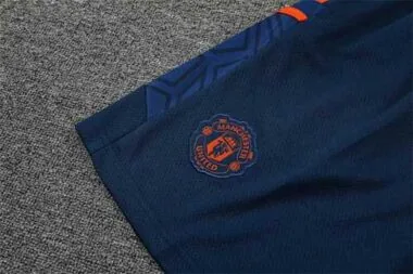 2022/23 Manchester United Training Suit Short Sleeve Kit Blue