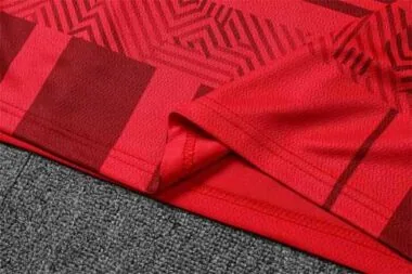 22-23 AC Milan Training Suit Short Sleeve Kit Red