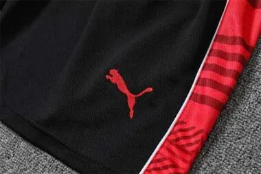 22-23 AC Milan Training Suit Short Sleeve Kit Red