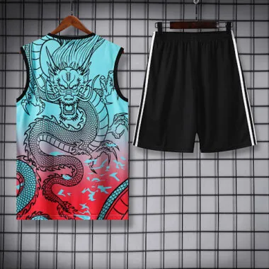 24-25 Real Madrid Dragon Training Vest Kits(Top+Shorts)