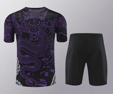 24-25 Real Madrid Purple Dragon Training Kits(Top+Shorts)