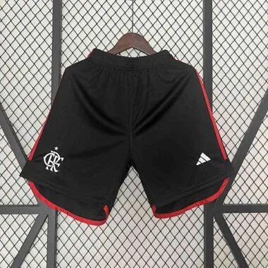 23-24 Flamengo Black Shorts Football Uniform