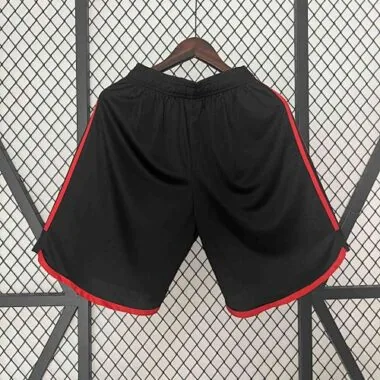 23-24 Flamengo Black Shorts Football Uniform