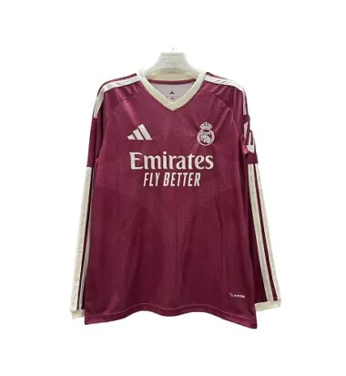 26-27 Real Madrid Third Away Long Sleeve Kit S-4XL Cheap Football Jersey Wholesale Yupoo
