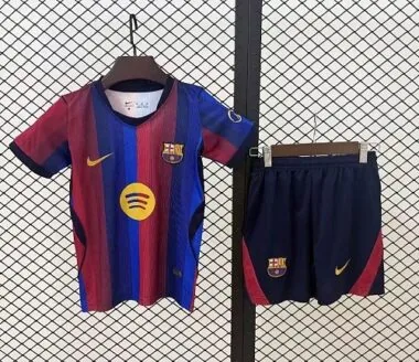 26-27 Kids Barcelona Home Kit Cheap Football Jersey Wholesale Yupoo