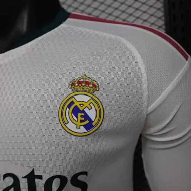 26-27 Player Real Madrid Home Long Sleeve Kit S-3XL Cheap Football Jersey Wholesale Yupoo