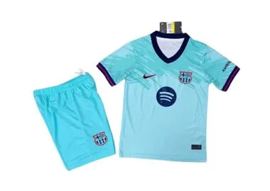 26-27 Kids FC Barcelona Third Away Kit World Cup Cheap Football Jersey Wholesale Yupoo