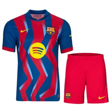 25-26 Barcelona Fourth Away Kit Jersey+Shorts Cheap Football Jersey Wholesale Yupoo