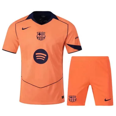 25-26 Barcelona Third Away Kit Jersey+Shorts Cheap Football Jersey Wholesale Yupoo