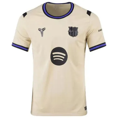 25-26 Barcelona Away Kit Jersey+Shorts Cheap Football Jersey Wholesale Yupoo
