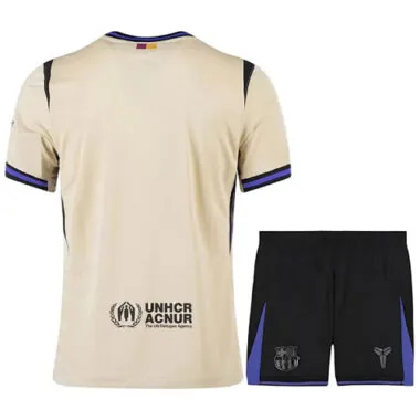25-26 Barcelona Away Kit Jersey+Shorts Cheap Football Jersey Wholesale Yupoo