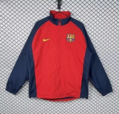 98-00 Barcelona Retro Windbreaker Jacket Kit S-2XL Cheap Football Jersey Wholesale Yupoo